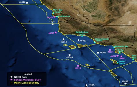 noaa buoys southern california.